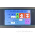 Máquina automática de fijación por calor tipo caja para telas de cortinas